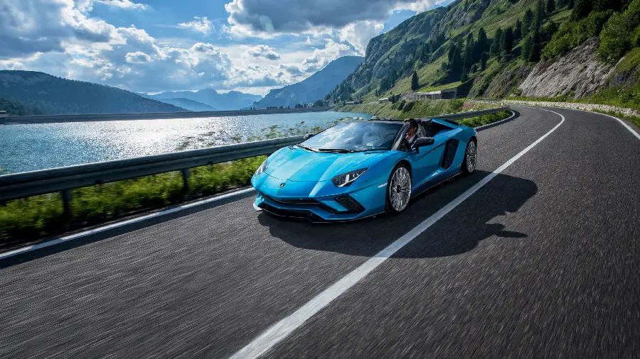 Lamborghini Aventador S Roadster super sports car