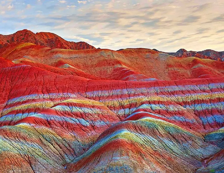 Hormuz Island Colorful Soil Photo Qeshm