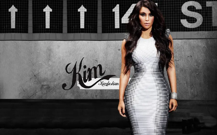 HD Kim Kardashian Wallpaper With Religious Background Theme