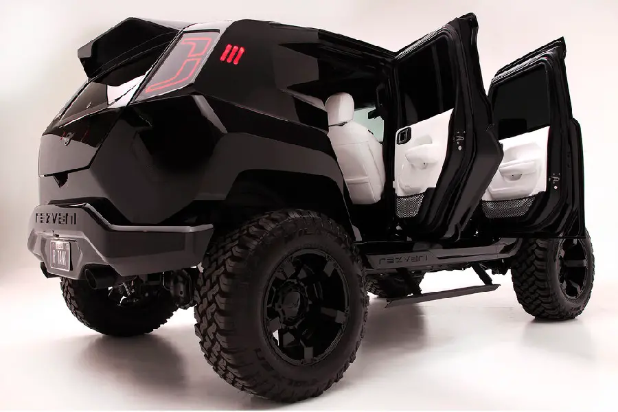Black Rezvani Tank X Luxury SUV High Quality Photo
