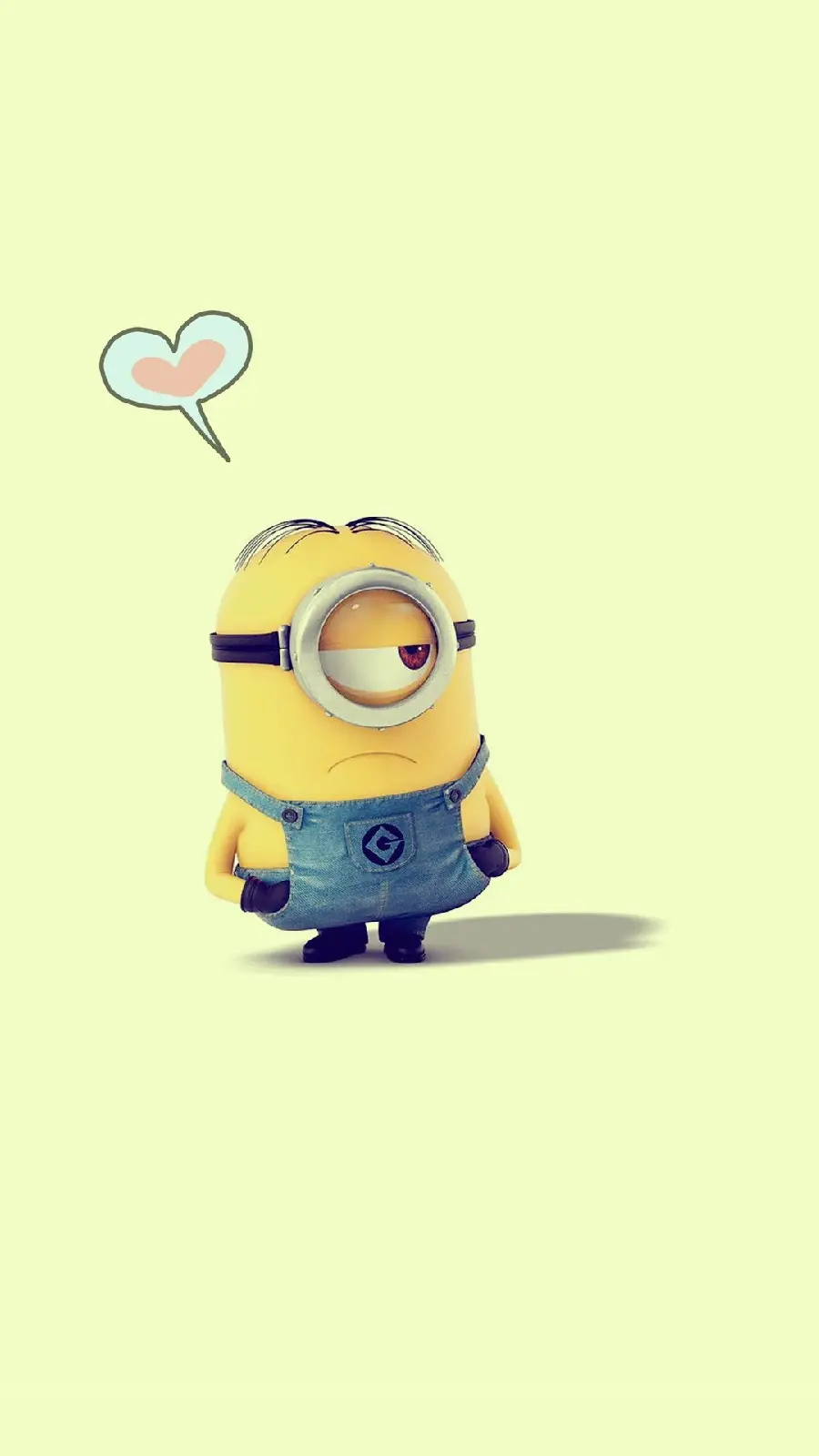 Girly Minion Telegram profile picture for animation fans