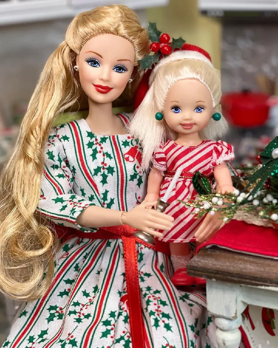 Christmas wallpaper Barbie daughter high quality