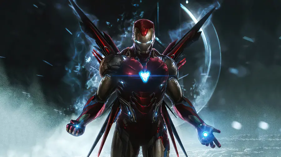 Attractive Wallpaper of Iron Man in Unique Suit