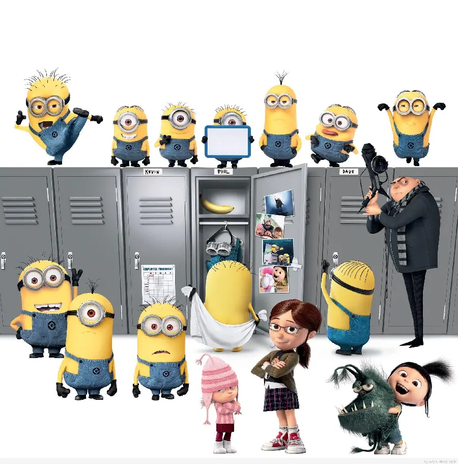 Minions animation picture in HD for book covers and designs