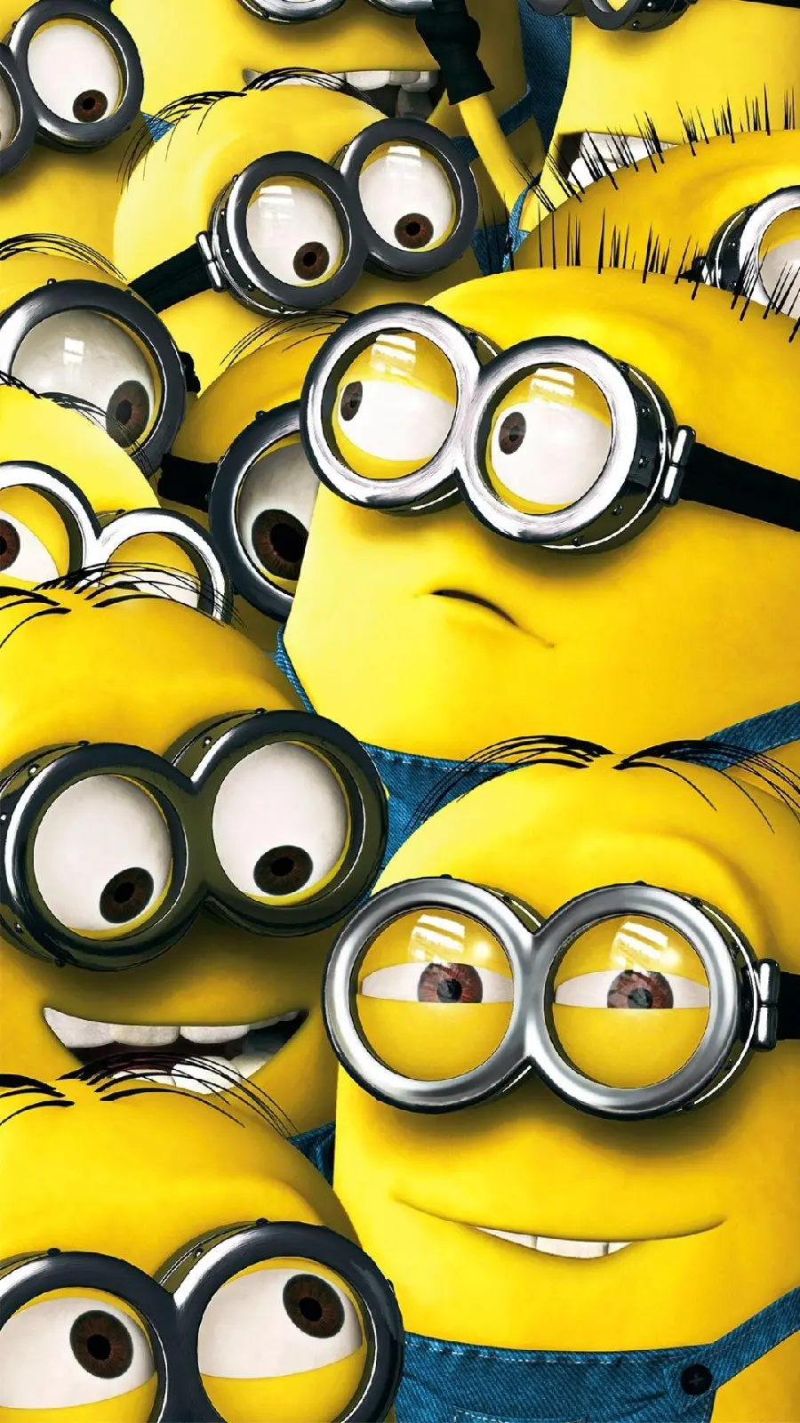 Minions Collection Wallpaper Featuring Various Characters