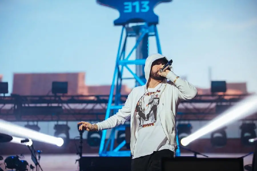 High quality image of rap king Eminem