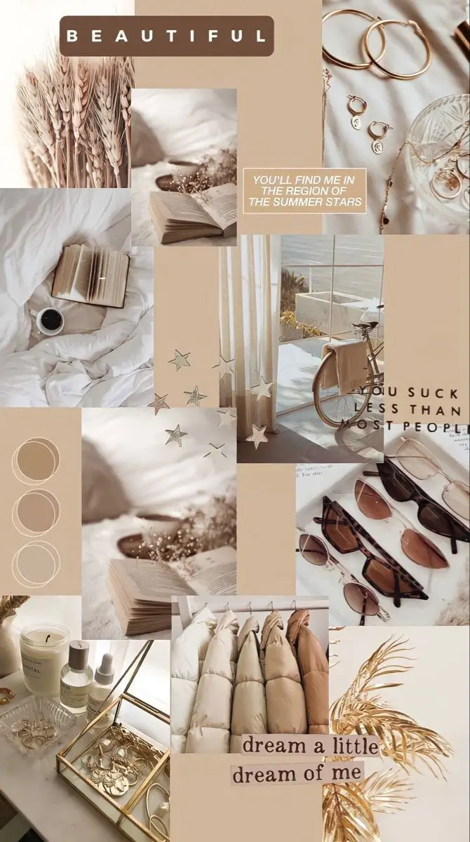 Special Beige Multi Piece Background