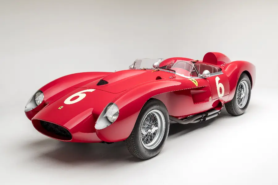 Ferrari Testarossa red color photo of the most iconic model
