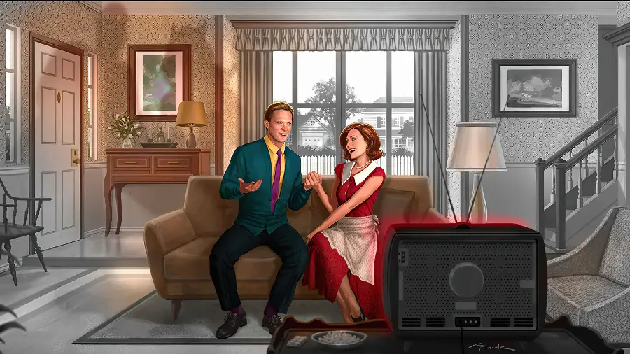 WandaVision Background Image About Two Superheroes in HD Quality