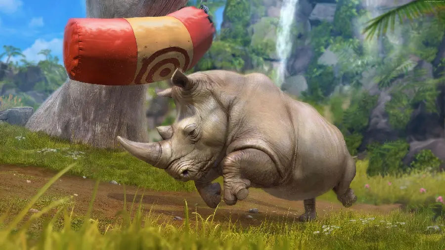 Rhinoceros illustration high quality image