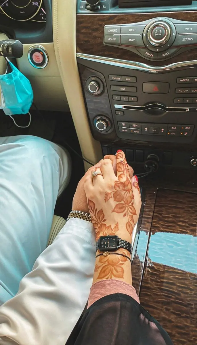 Couple hands in car romantic image for international Promise Day