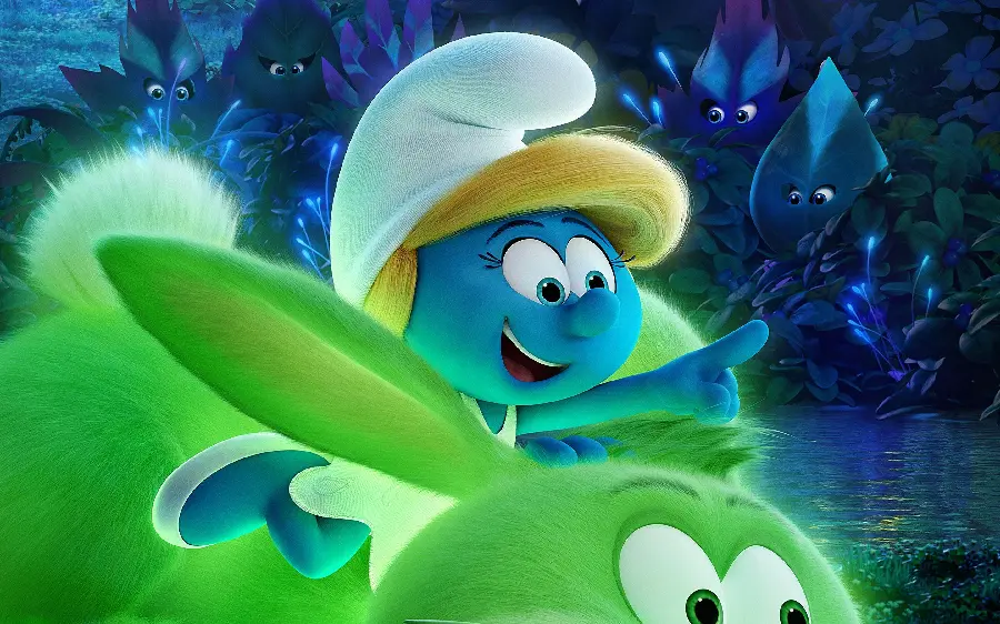 Smurfette beautiful picture featuring the iconic character