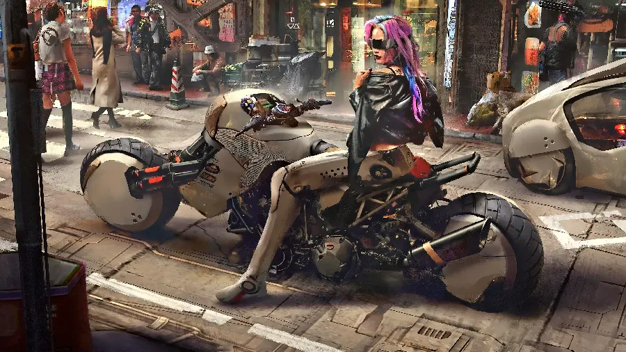 Download fantasy cyborg girl wallpaper in 4K quality