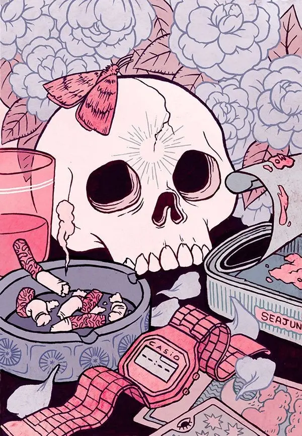 Premium Feminine Fantasy Skull Photo In Best Quality