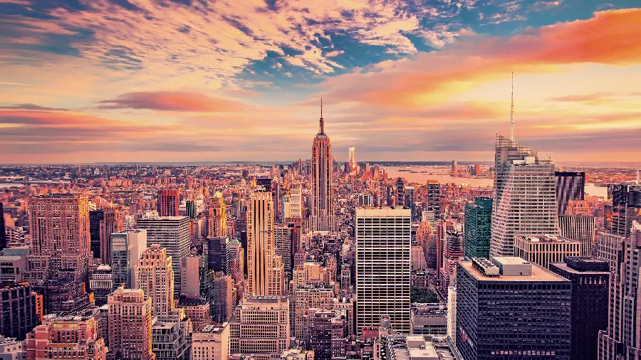 Manhattan Skyline New York Wallpaper in 4K Quality