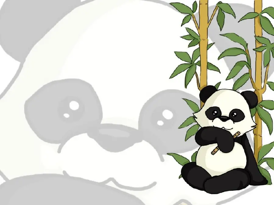 Beautiful Cartoon Panda HD Image