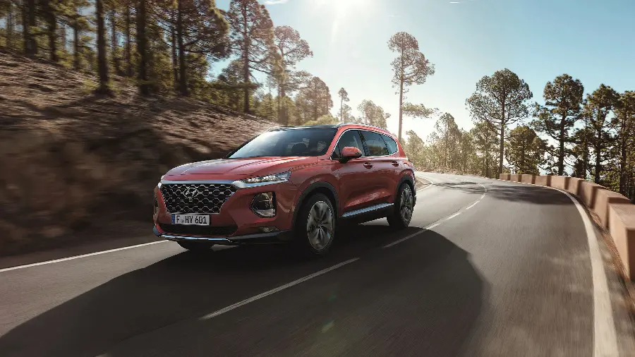 2020 Hyundai Santa Fe model year photograph