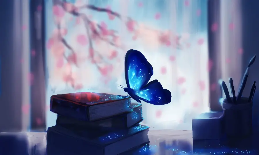 Butterfly Girly Background for Desktop and Mobile