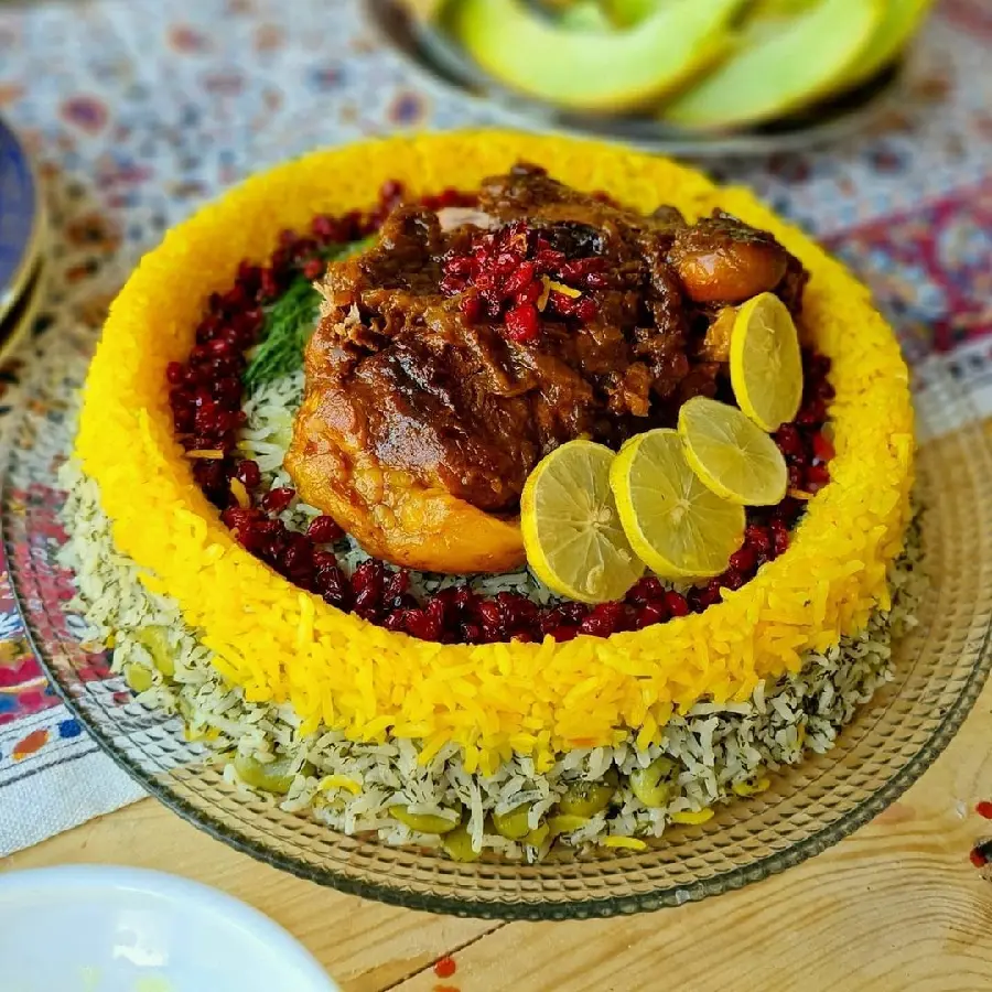 High Quality Baghali Polo Food Photo Download