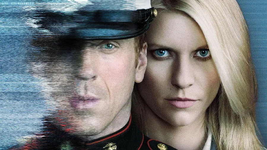 Claire Danes and Damian Lewis in Homeland Photo