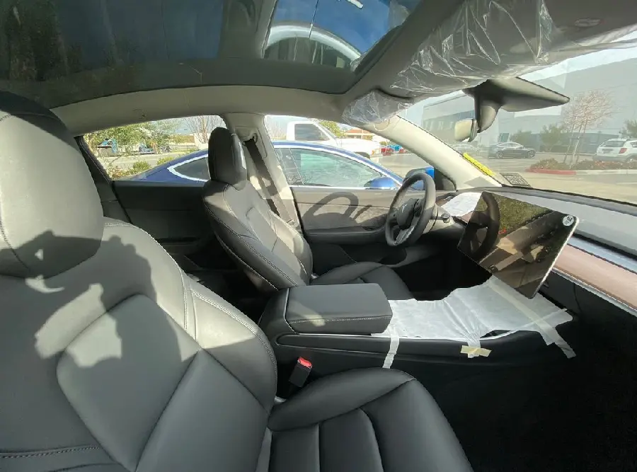 Tesla 2020 model interior photo HD