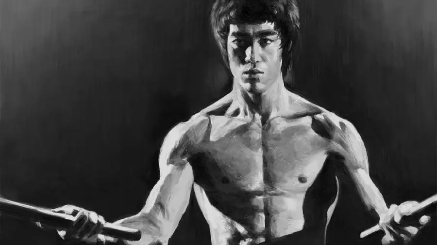 Bruce Lee Artwork Full HD Wallpaper