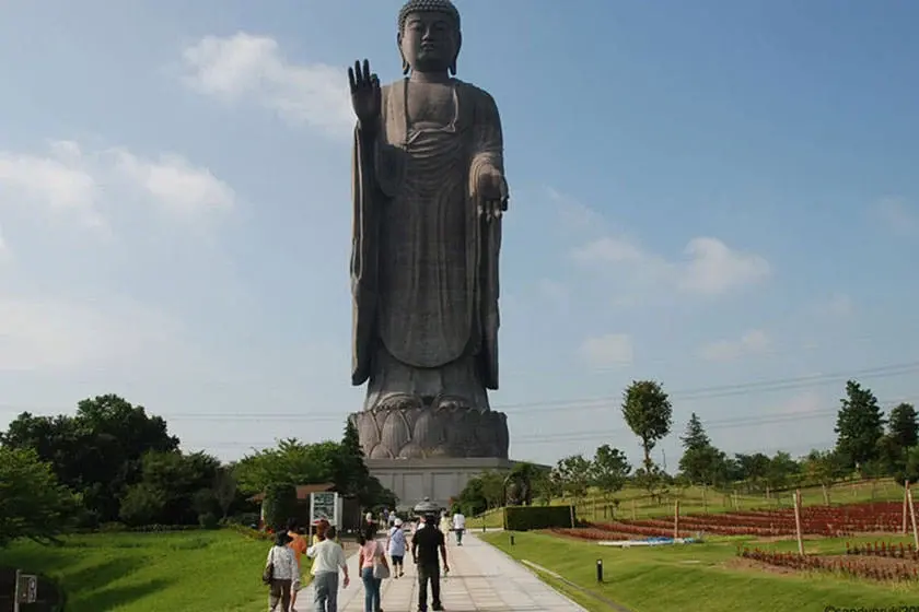 Ushiku Daibutsu Statue in Japan