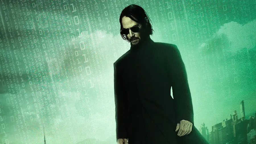 Keanu Reeves in Matrix 4 Latest Wallpaper
