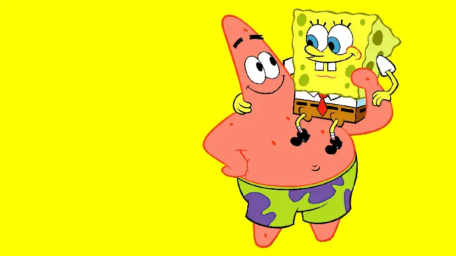 SpongeBob And Patrick Cartoon Wallpaper From Bikini Bottom