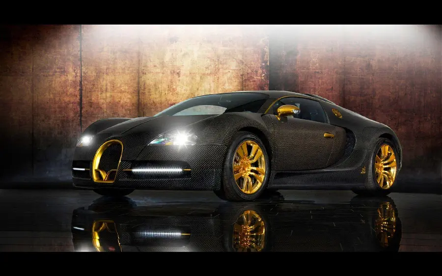 Black Gold Bugatti Profile Picture Premium Quality