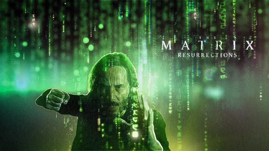 Keanu Reeves Matrix Theme Cool Wallpaper