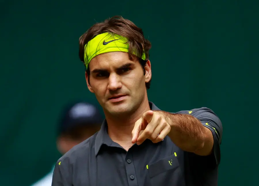 Roger Federer Tennis Superstar and Legend HD Background