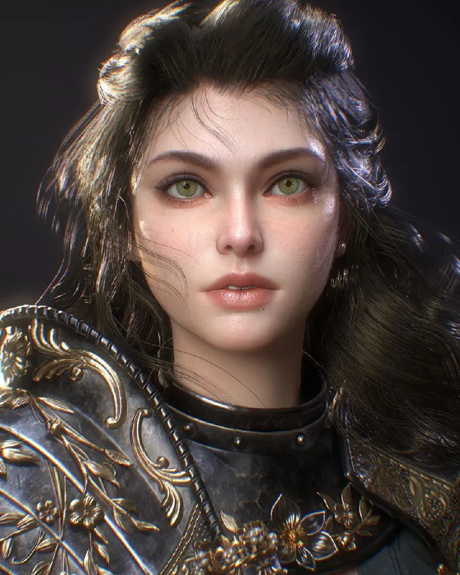 Girl in Battle Armor HD Photo Download