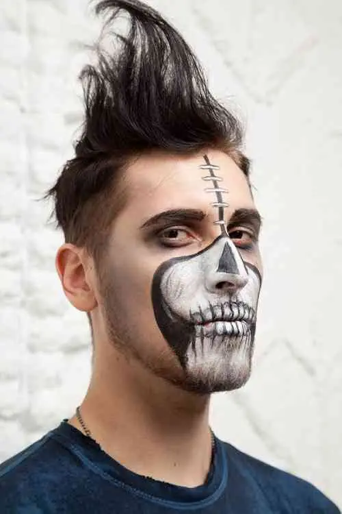 Scary Boys Halloween Makeup Looks And Designs