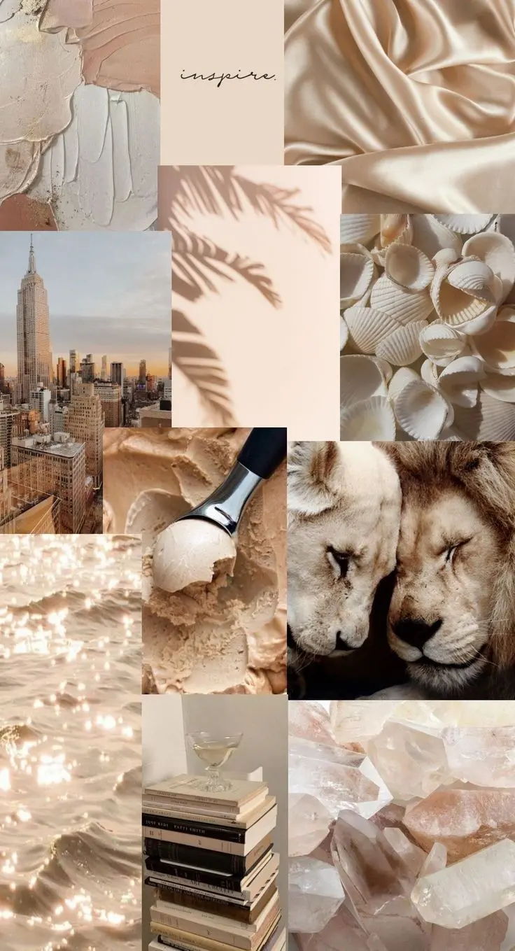Unique Beige Multi Piece Background