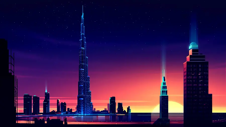 Download Burj Khalifa most unique skyscraper in world photo