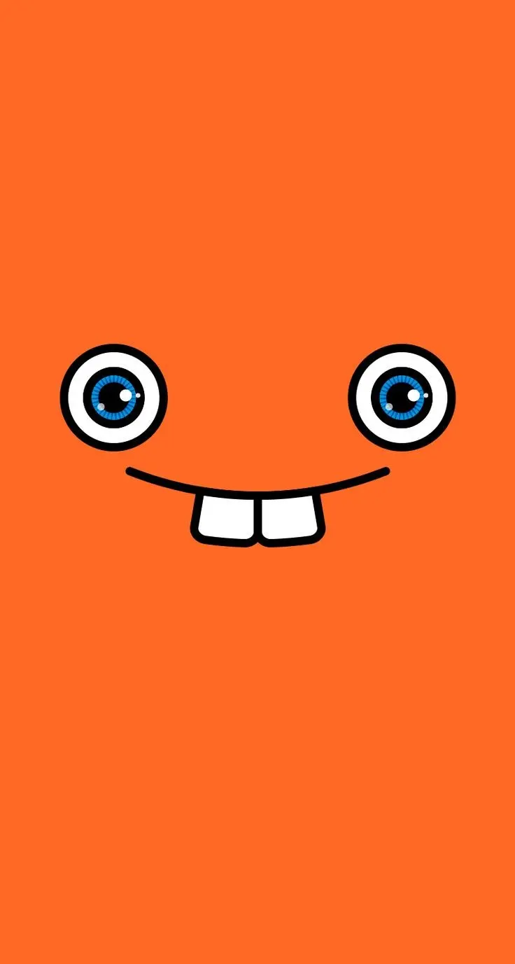 HD orange cartoon picture for WhatsApp profile in full resolution