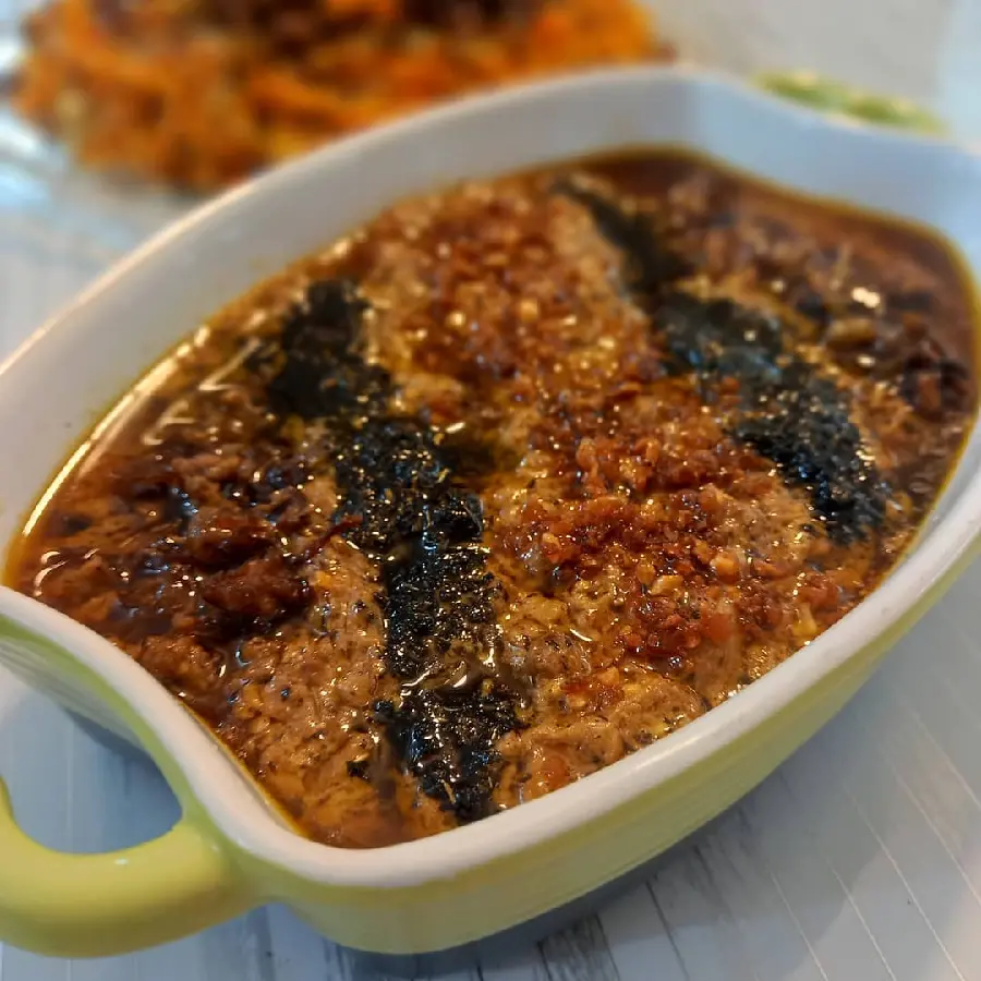 Delicious photos of grilled eggplant Kashk e Bademjan