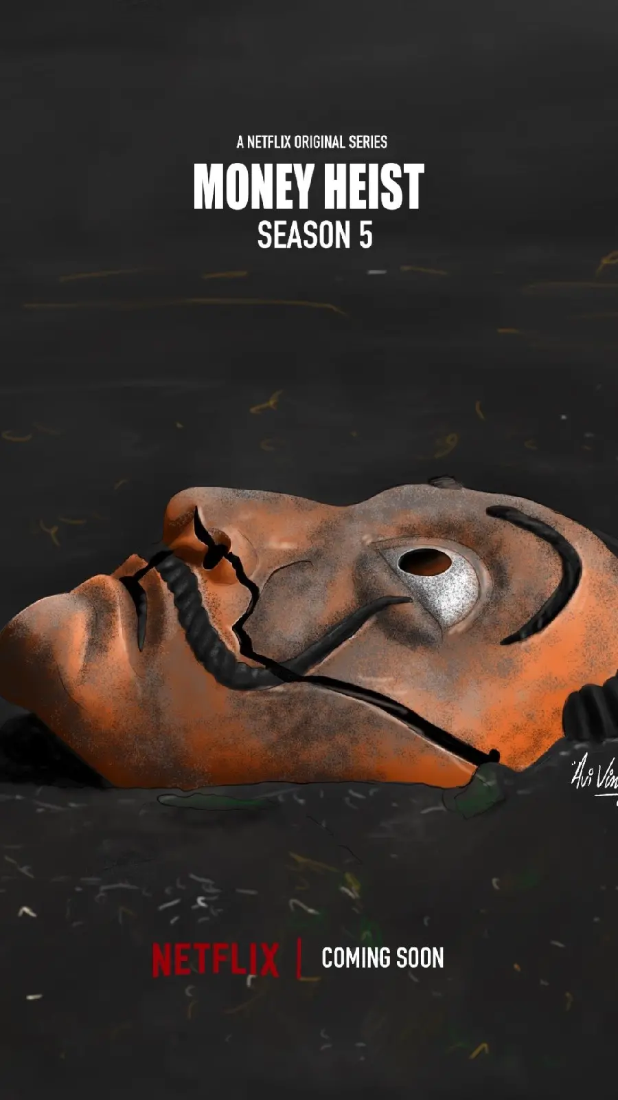 Salvador Dalí Mask Money Heist Profile Picture HD Quality