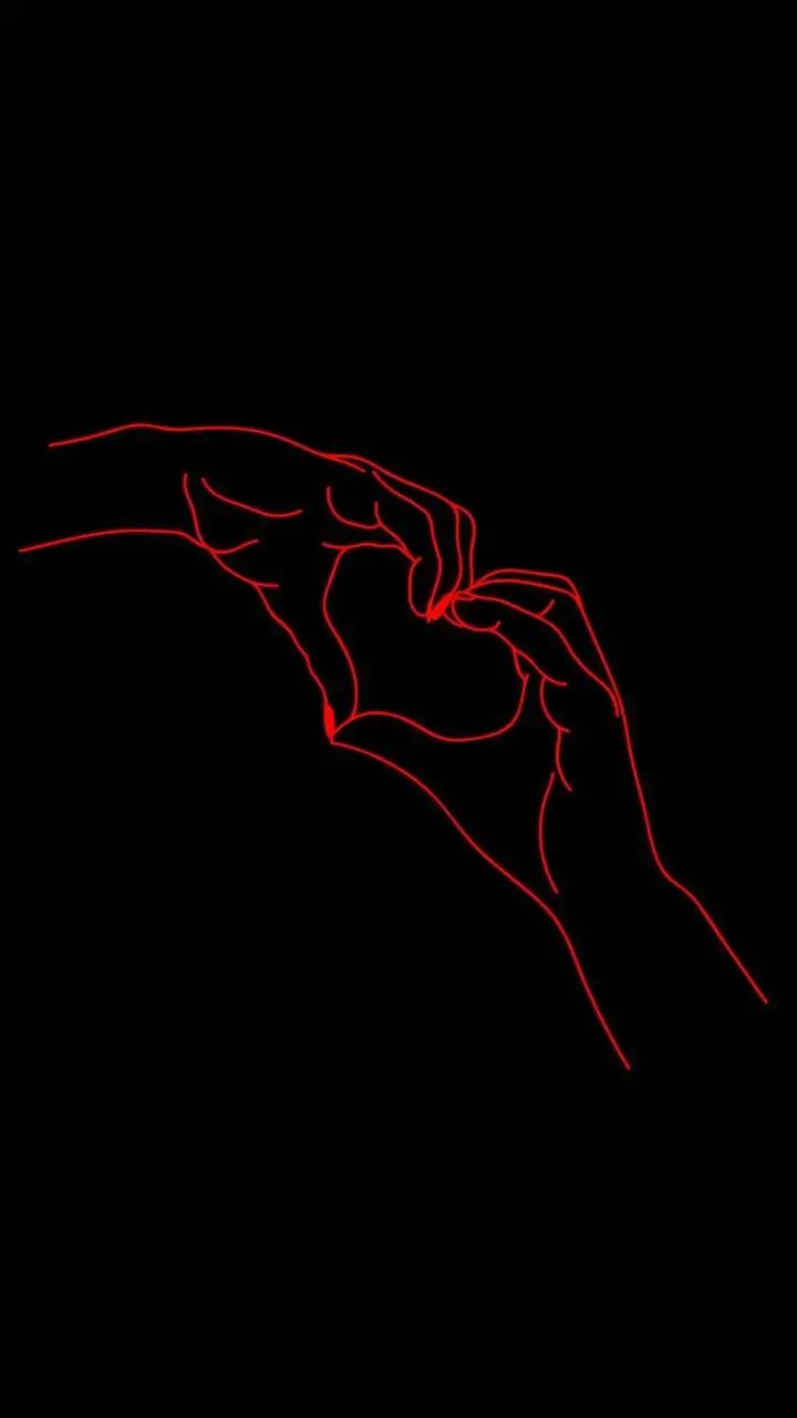 4K Red and Black Wallpaper Simple Design