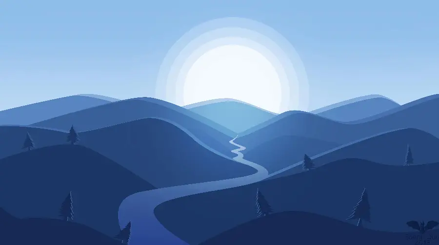 High quality fantasy landscape image for computer desktop background