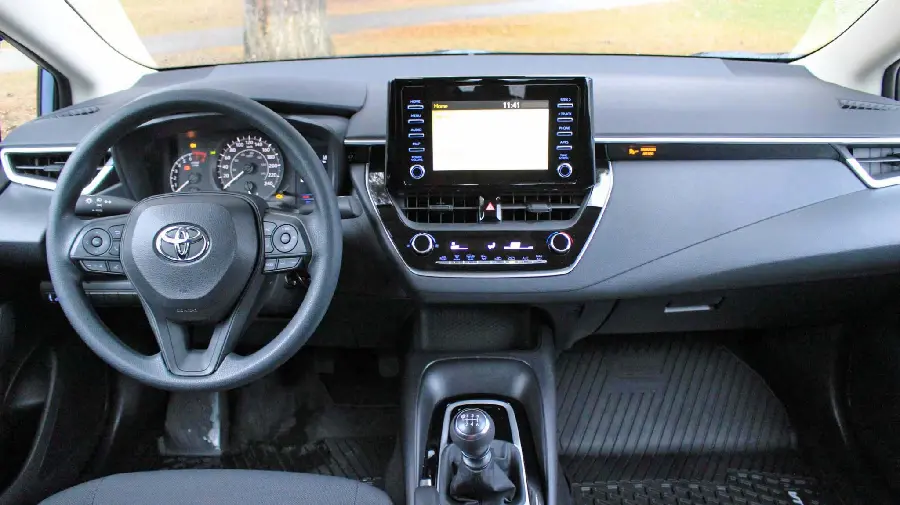 Toyota Corolla new model interior dashboard photo