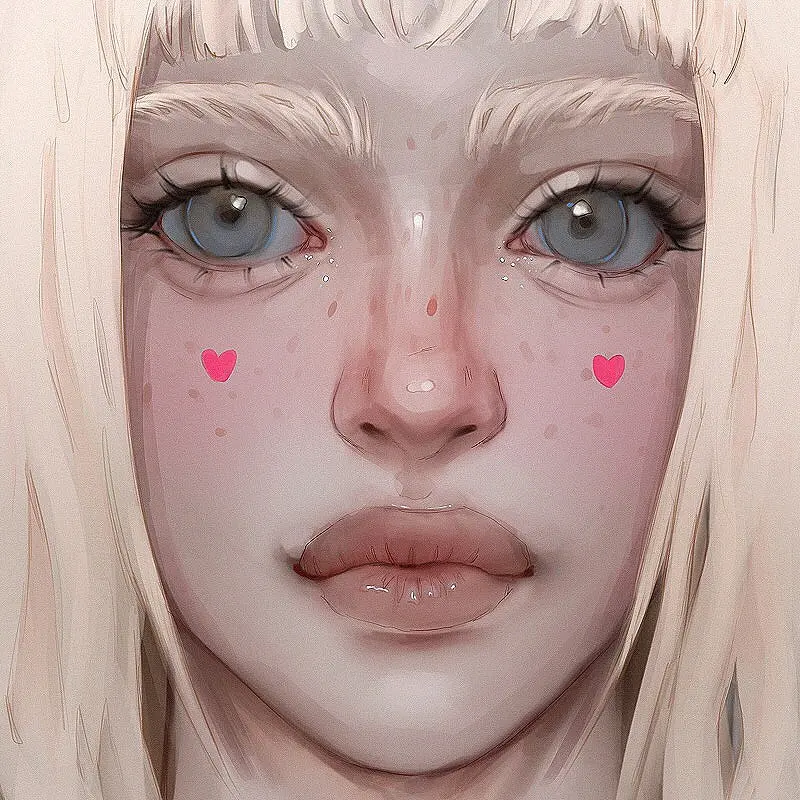 Blonde Girl Digital Art HD Image