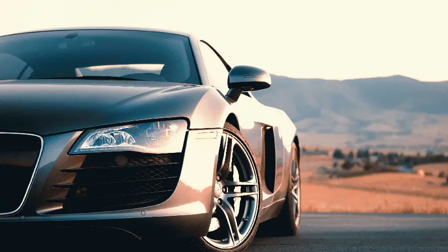 4K quality front view Audi R8 photos