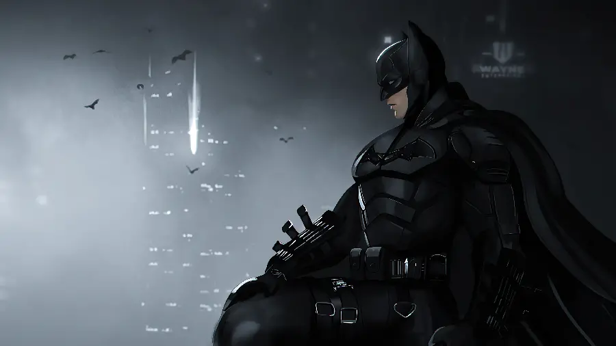 The Batman 2022 superhero movie background directed by Matt Reeves