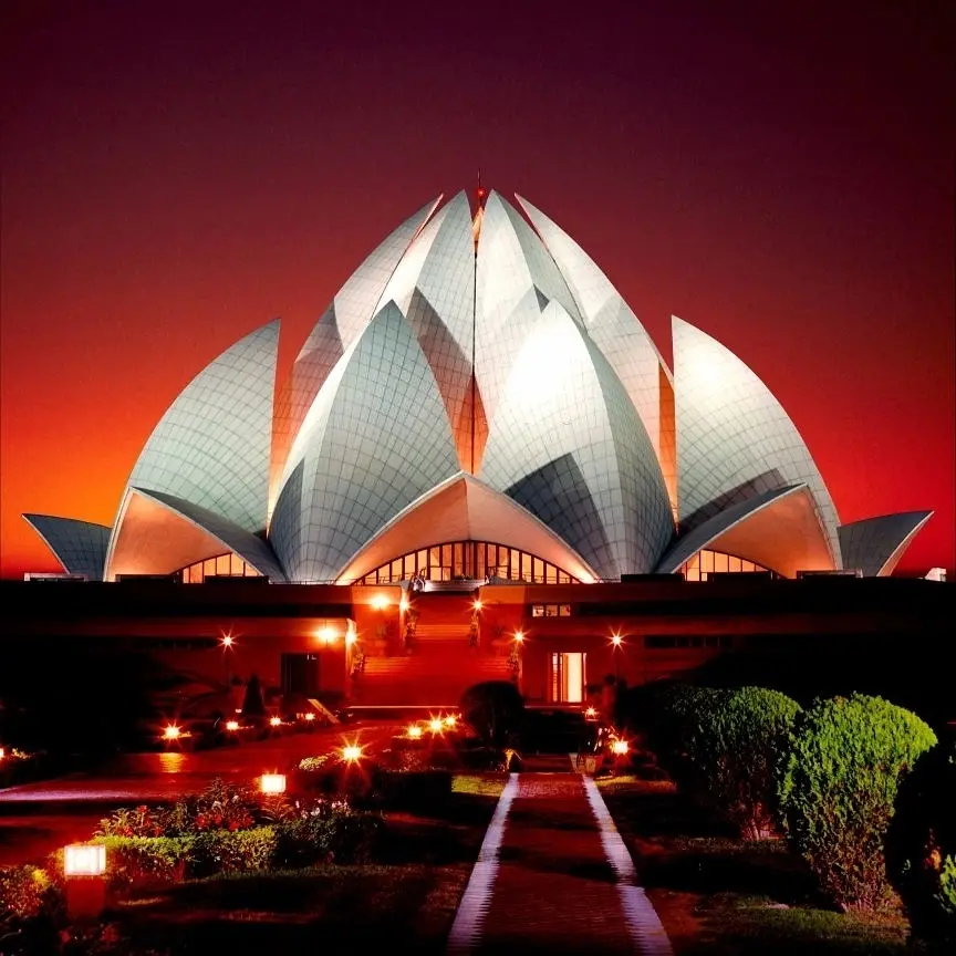 High Quality Lotus Temple India Photo