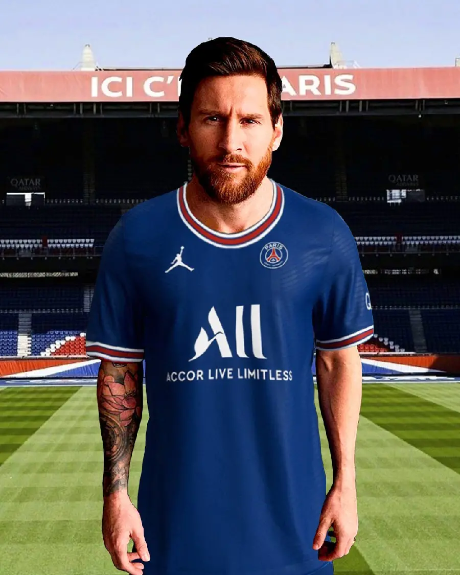 Lionel Messi PSG Download Photo With Action Shot