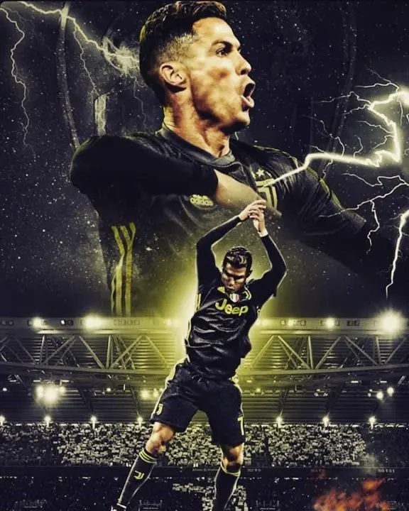Christian Ronaldo Wallpaper With Golden Ball Highlights