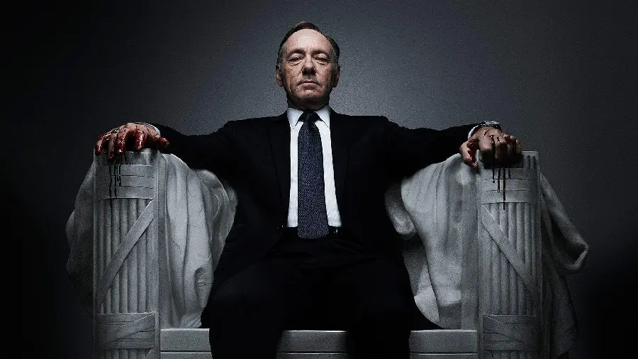 Actor Kevin Spacey in House of Cards Series Photo
