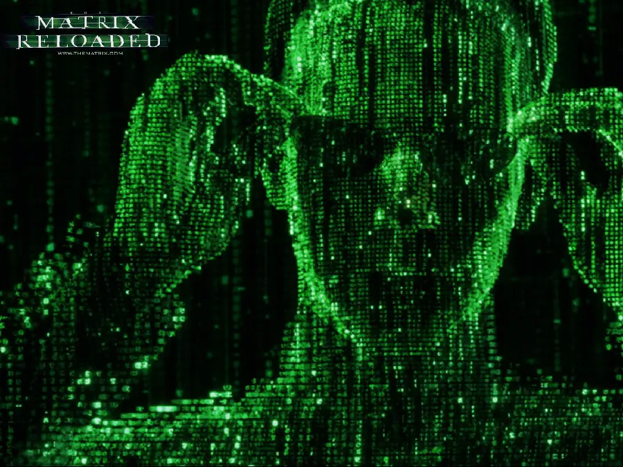 Keanu Reeves Green Code Matrix Wallpaper HD